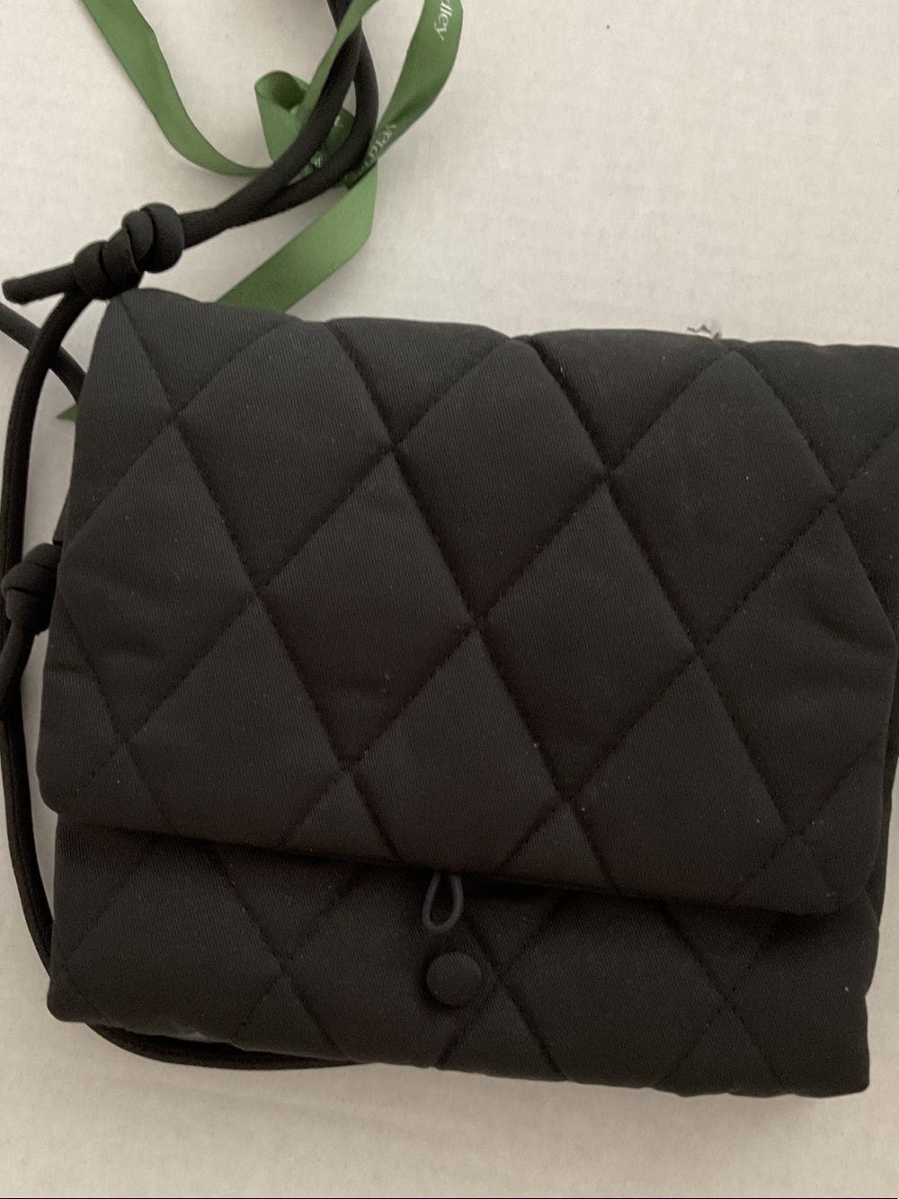 Vera Bradley Baird Quilted Crossbody Shoulder Bag - Black NWOT
